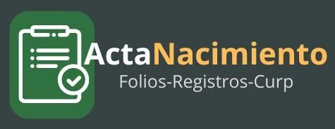 Folio acta de nacimiento